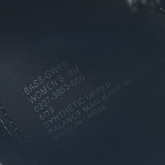 NEW G.H. Bass & Co Gwen Faux Croc leather mules faux fur trim womens shoes 8 - Picture 8 of 9